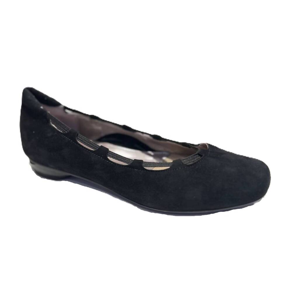 NEW BELLA COMFORTO women's bena ballet flat in black